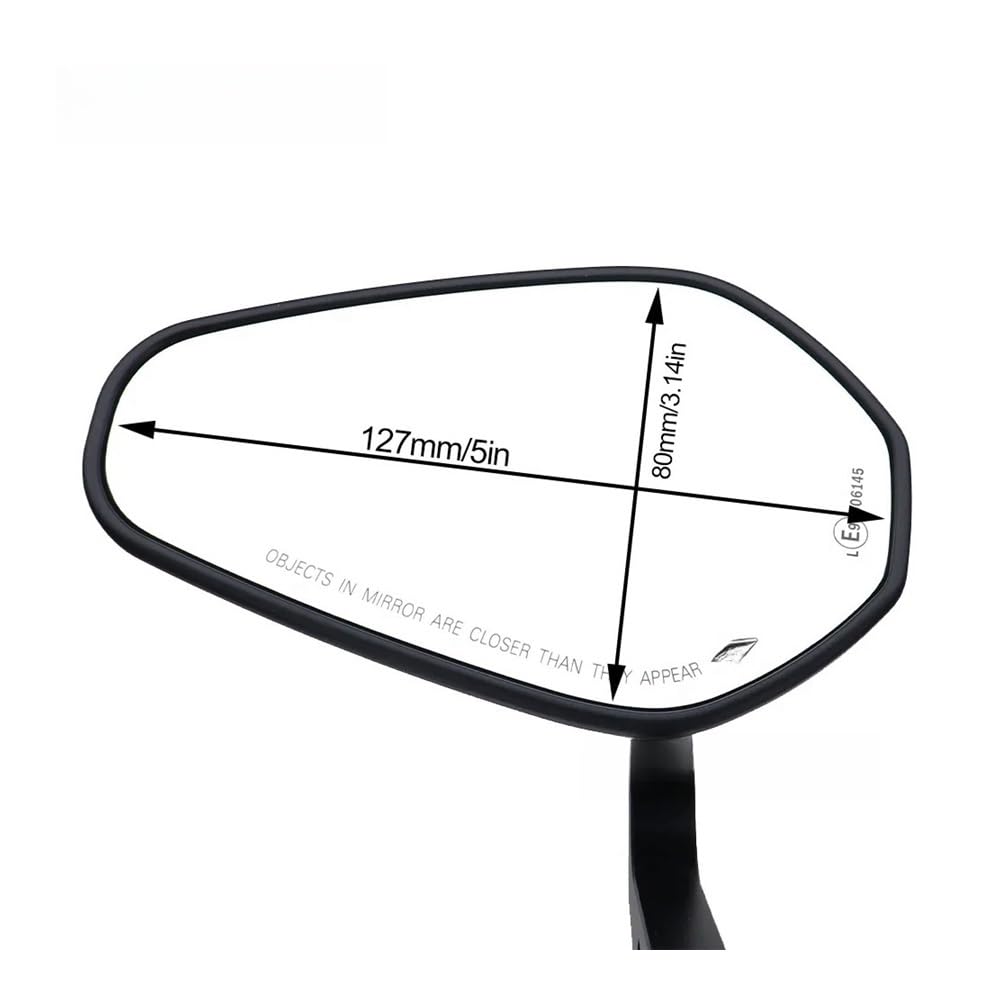 Amazon.com: QPYNELDIW Rearview Mirrors Handlebar End Mirror for